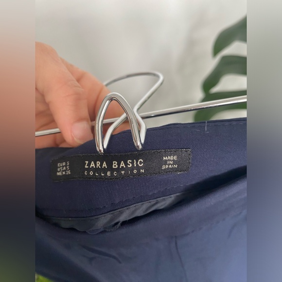 Zara Basic Wide-Leg Pants, Size Small - Picture 6 of 6